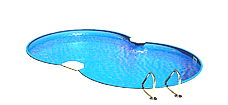 Piscina in acciaio: forma a otto