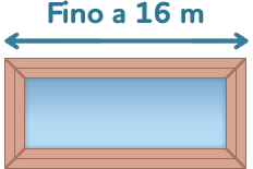 Piscina in legno: lunghezza massima fino a 16 m