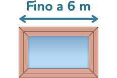 Piscina in legno: lunghezza massima fino a 6 m