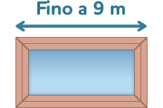 Piscina in legno: lunghezza massima fino a 9 m