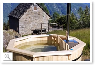 Tinozza in legno Mistel da esterno di giorno - immagine 2