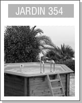 Assistenza: Piscina in legno JARDIN 354