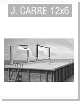 Assistenza: Piscina in legno rettangolare JARDIN CARRE 12x6