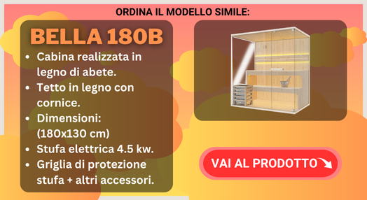 Sauna tradizionale Bella 180b