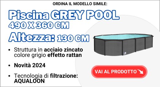 GREY POOL 490x360x130 cm