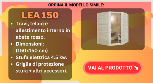 Sauna finlandese Lea 150