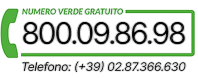 Numero Verde Gratuito 800.09.86.98. Se non disponibile chiamaci allo 02.87.366.630 Numero Verde Gratuito 800.09.86.98. Se non disponibile chiamaci allo 02.87.366.630
