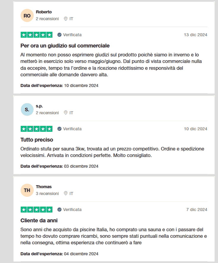 Recensioni Trustpilot 2