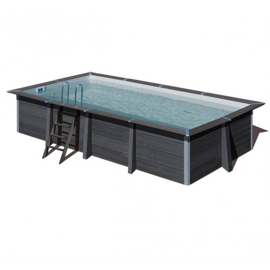 Piscina fuori terra gre materiale composito legno + pvc Piscina fuori terra gre materiale composito legno + pvc