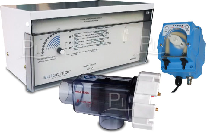 Elettrolisi del sale per piscine fino a 230 mc - AUTOCHLOR RP-PH - Immagine prodotto