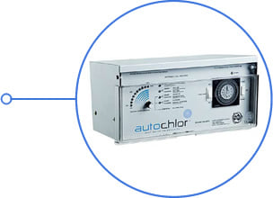 Elettrolisi del sale per piscine fino a 230 mc - AUTOCHLOR RP-PH - Tecnologia all'avanguardia
