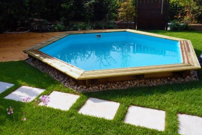 Piscina fuoriterra legno jardin kit interrata