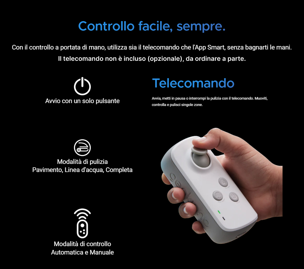 Telecomando robot piscina Leonardo XC 24