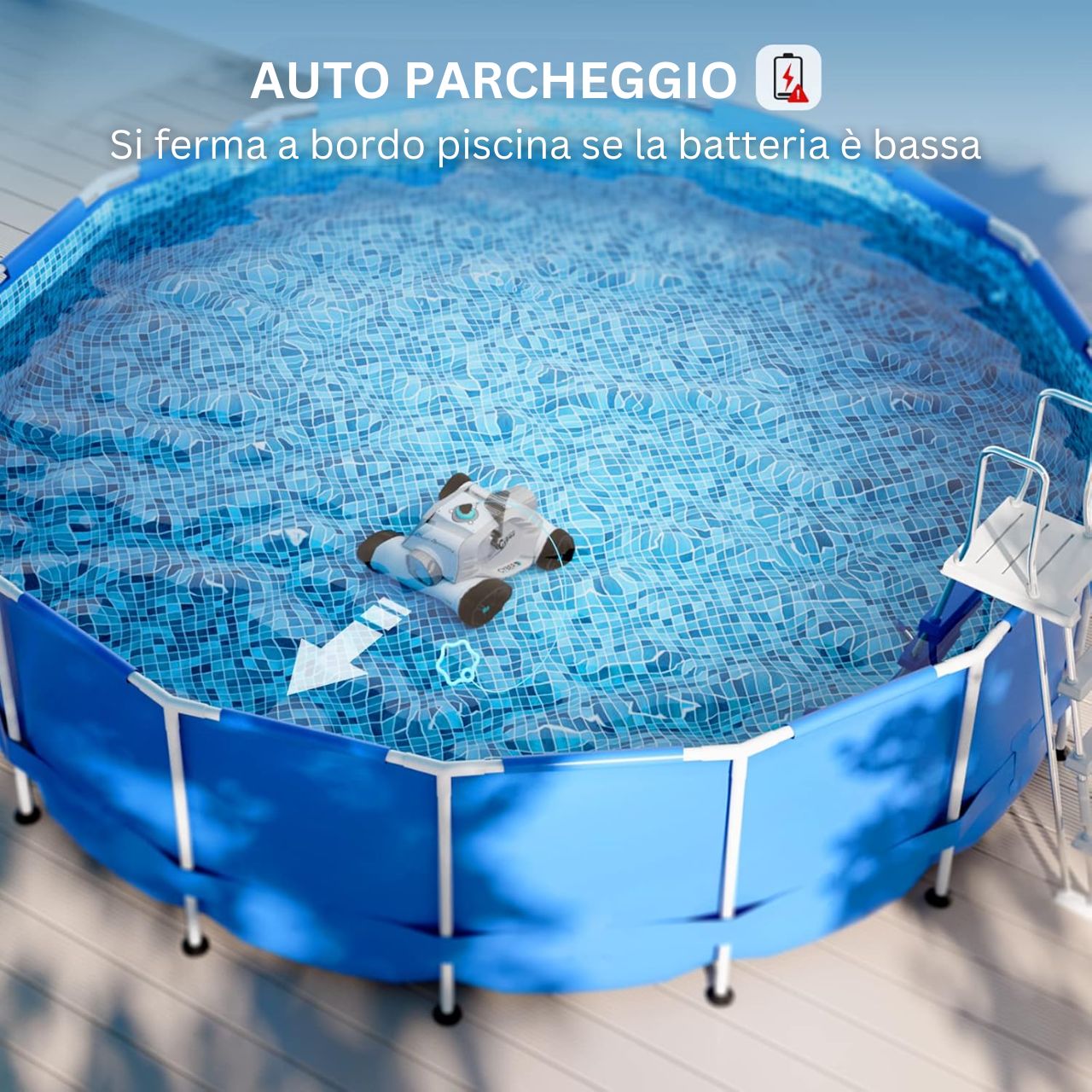 Auto parcheggio robot piscina Cyber 1000