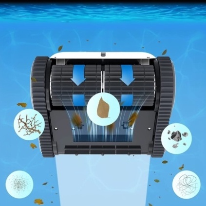 Robot piscina 8streme 7311 wireless pulizia linea acqua piscina