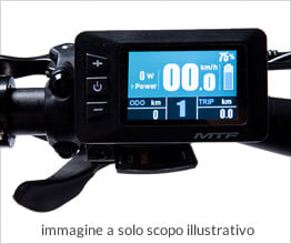 Bicicletta elettrica Mountain e-Bike HILL 4.2: Unità di controllo LCD