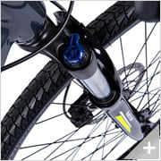 Bicicletta elettrica da cross SPORT 4.2 : particolare ammortizzatore