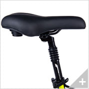 Bicicletta elettrica da cross SPORT 4.2 : particolare sella e reggisella