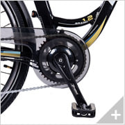 bicicletta elettrica da città METROPOLIS 1.2 (17): particolare guarnitura