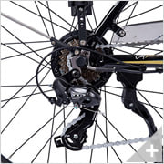 bicicletta elettrica da città METROPOLIS 1.2 (17): particolare deragliatore posteriore