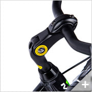 Bicicletta elettrica da città URBAN 1.2 (17): particolare manubrio