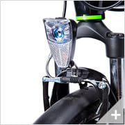 Bicicletta elettrica da città URBAN 1.2 (17): particolare luce