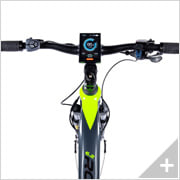 Bicicletta elettrica da trekking POWER-TREK 6.2 (20): particolare manubrio