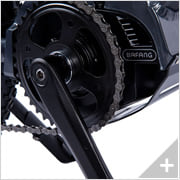 Bicicletta elettrica Mountain e-bike e-XTREME 5.2 (18): particolare motore centrale