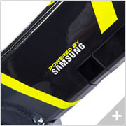 Bicicletta elettrica Mountain e-bike e-XTREME 5.2 (18): particolare batteria integrata