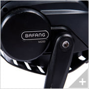 Bicicletta elettrica Mountain e-bike e-XTREME 5.2 (18): particolare motore BAFANG