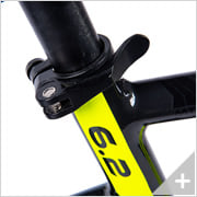 Bicicletta elettrica Mountain e-bike e-XTREME 6.2: particolare reggisella