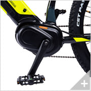 Bicicletta elettrica Mountain e-bike e-XTREME 6.2: particolare motore