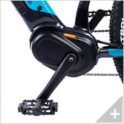 Bicicletta elettrica Mountain e-bike  CANYON 6.2: particolare pedivella