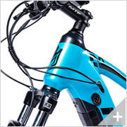 Bicicletta elettrica Mountain e-bike  CANYON 6.2: particolare tubo anteriore
