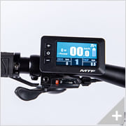 bicicletta elettrica da trekking POWER-TREK 3.2 da donna: particolare display LCD