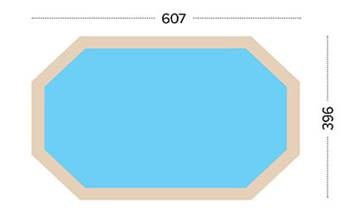 bordo piscina in legno