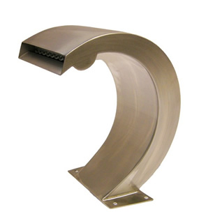 Cascata OASI SMALL in Acciaio Inox 316 e luci LED per giardino o per piscina fuori terra o piscina interrata da esterno - Specifiche tecniche