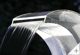 Cascata OASI in acrilico e luci LED da giardino o per piscina fuori terra o piscina interrata da esterno - Foto 2