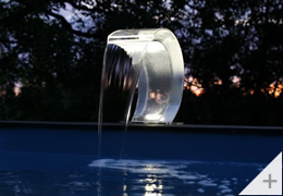 Cascata OASI in acrilico e luci LED da giardino o per piscina fuori terra o piscina interrata da esterno - Foto 3