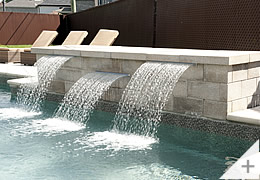 Cascata a LED da giardino o per piscina fuori terra o piscina interrata da esterno - Foto 11