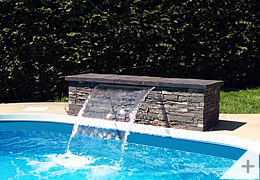 Cascata a LED da giardino o per piscina fuori terra o piscina interrata da esterno - Foto 15