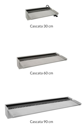 Cascata a LED da giardino o per piscina fuori terra o piscina interrata da esterno - Specifiche tecniche
