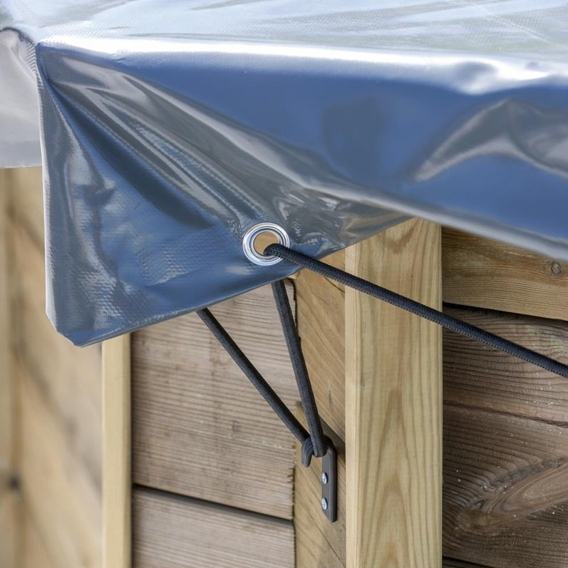 Copertura invernale per piscine in legno da giardino - img 2