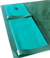 Copertura invernale per piscine interrate con fascette e tubolari - Tubolari in PVC armato