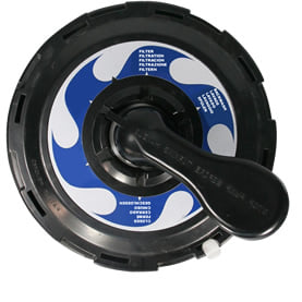 Gruppo di filtrazione monoblocco per piscine fuori terra BestClean PRO 4,5 m³/h - Posizione della valvola a 4 vie: filtrazione