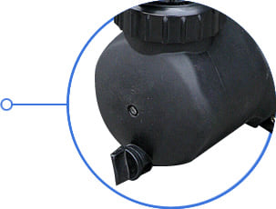 Gruppo filtro monoblocco per piscina GRANADA-21 400 - Corpo elettropompa