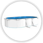 Piscina fuori terra in acciaio Acquamarina - Kit piscina