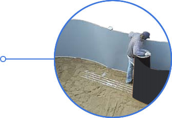 Piscina fuori terra in acciaio Osmose antracite: montaggio facilitato in kit fai da te