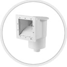 Piscina fuori terra in acciaio WHITE POOL - Kit skimmer