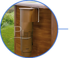 Piscina fuori terra in acciaio GRE Circolare SICILIA KITPR303W - Skimmer motorizzato
